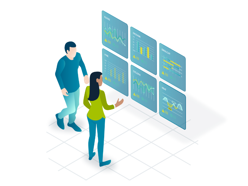 Une illustration représentant les données générées par le logiciel de simulation Witness